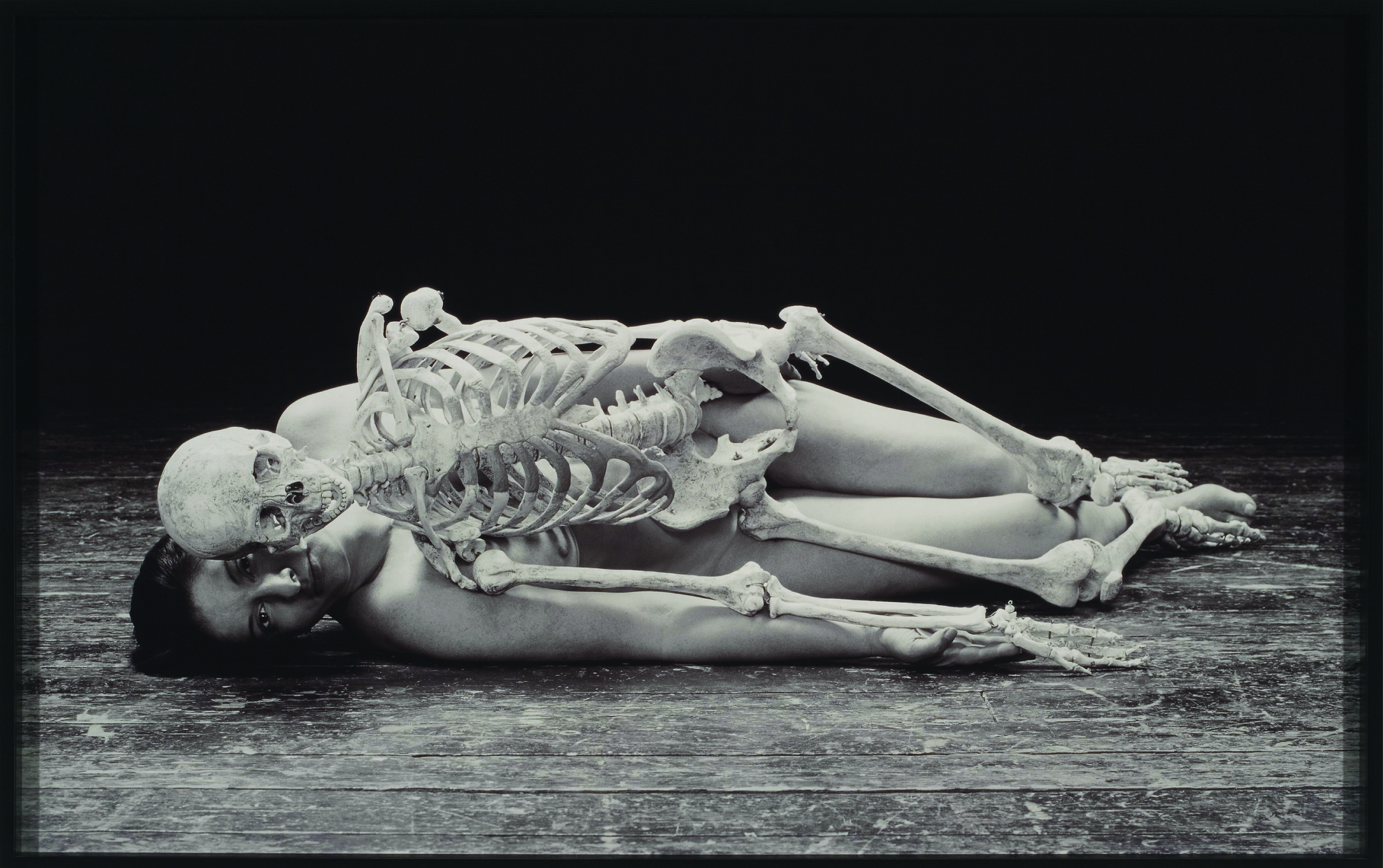 Self Portrait with Skeleton Marina Abramovic 2003